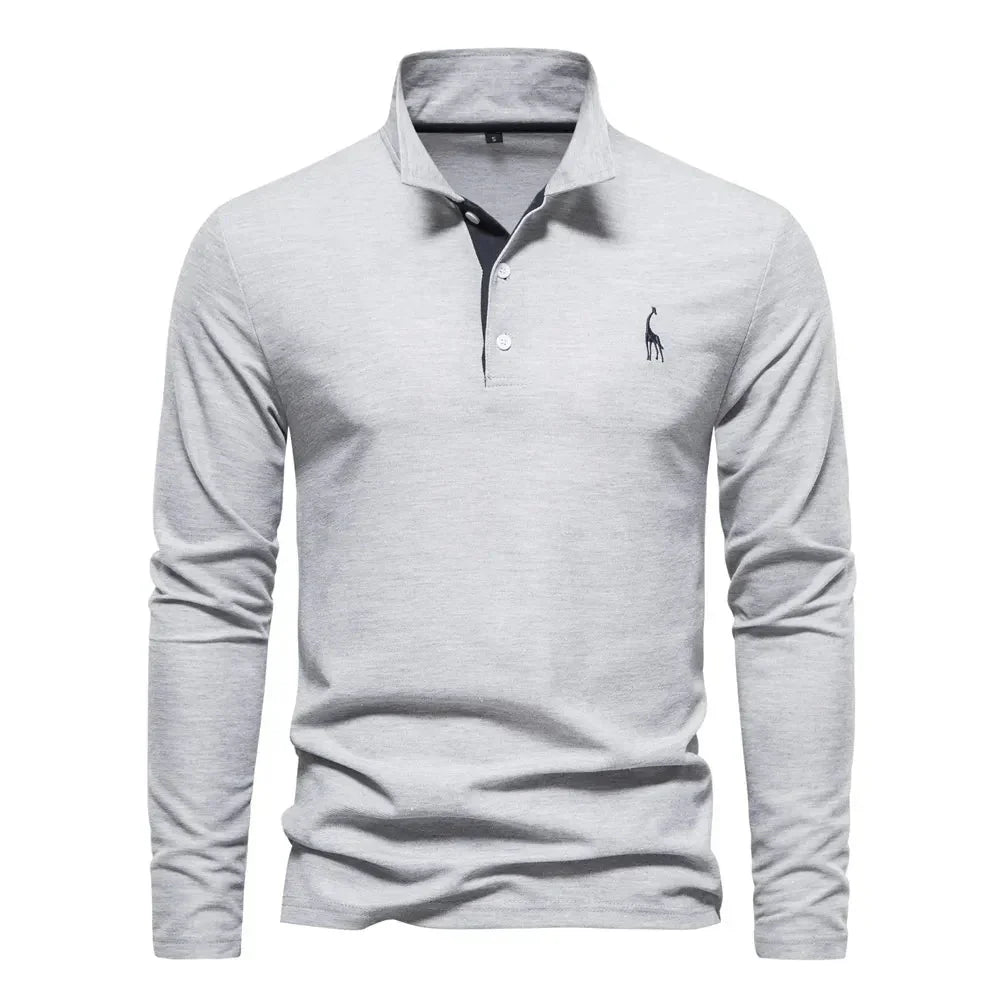 Maxwell Polo β Long-Sleeve Comfort, Timeless Appeal
