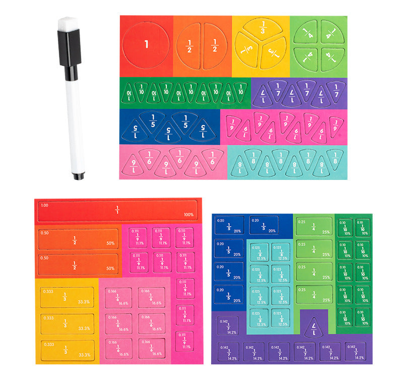 Magnetic Learning Book – Master Fractions the Fun Way