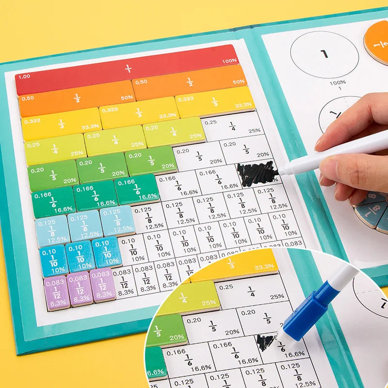 Magnetic Learning Book – Master Fractions the Fun Way