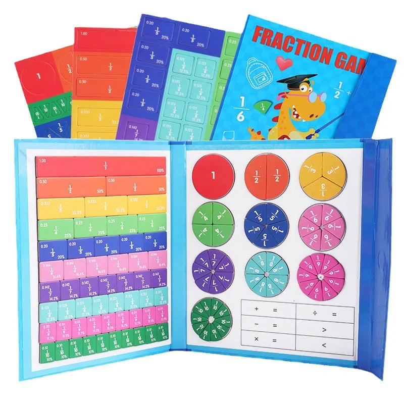 Magnetic Learning Book – Master Fractions the Fun Way