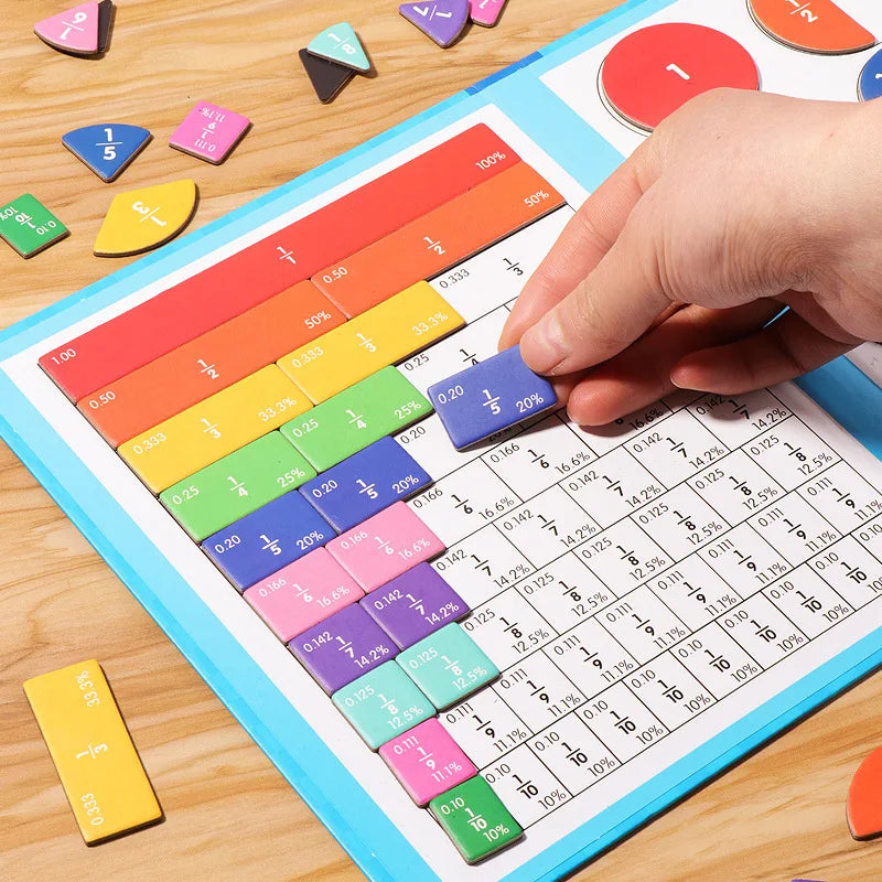 Magnetic Learning Book – Master Fractions the Fun Way