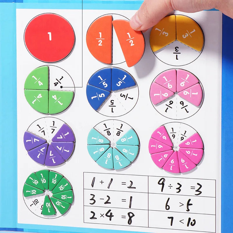 Magnetic Learning Book – Master Fractions the Fun Way