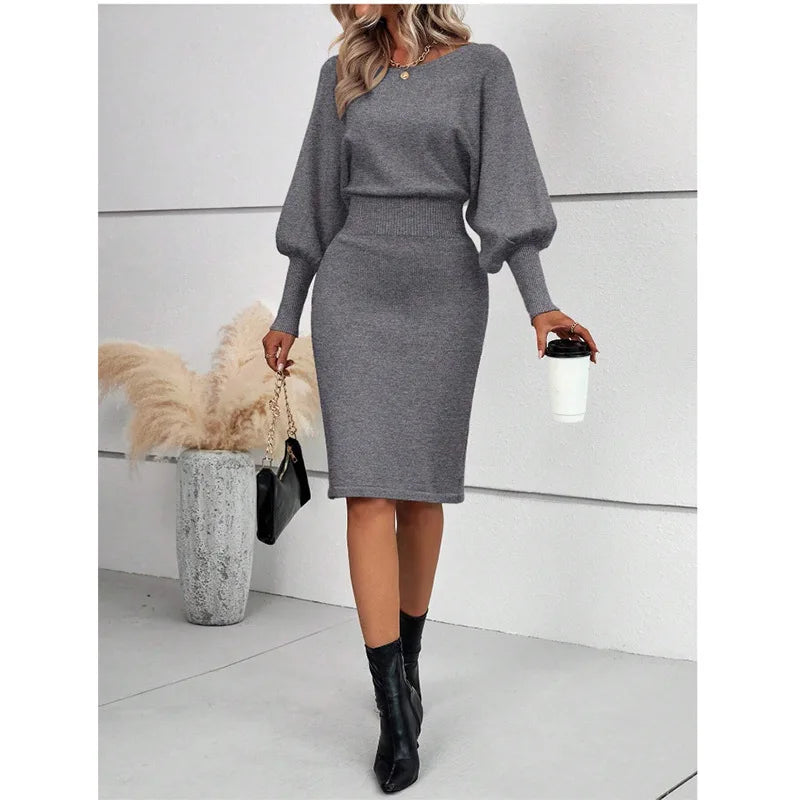 Renata – Elegant Knit Sweater Dress