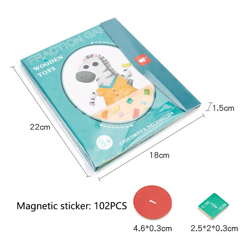Magnetic Learning Book – Master Fractions the Fun Way