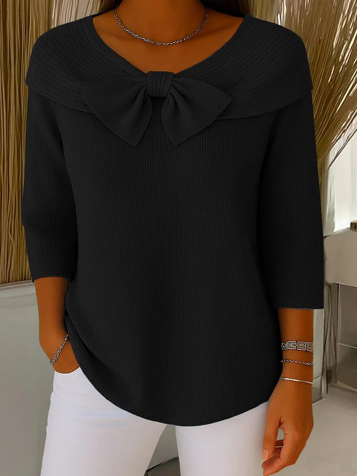 Fenna – Elegant Bow Detail Sweater