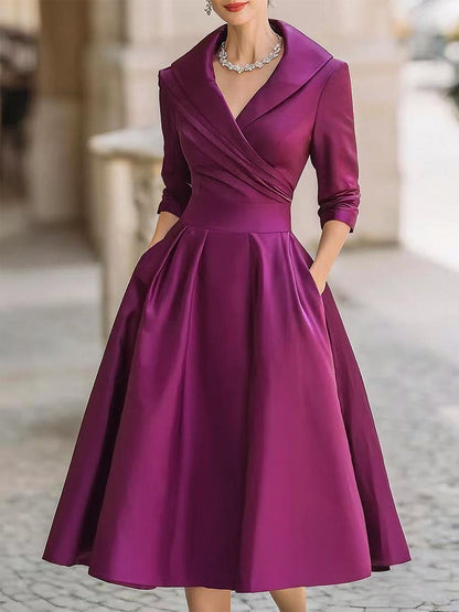 Riley Elegant Midi Dress