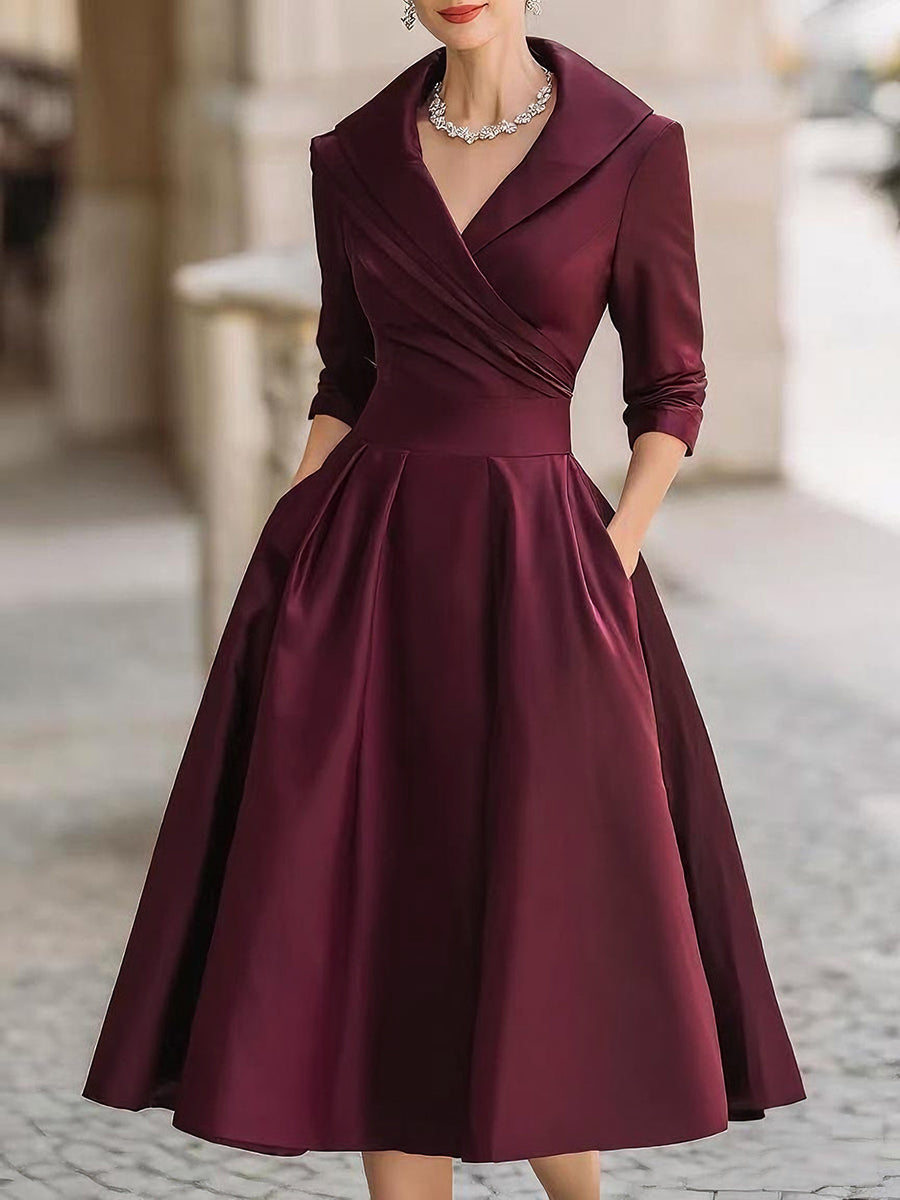 Riley Elegant Midi Dress