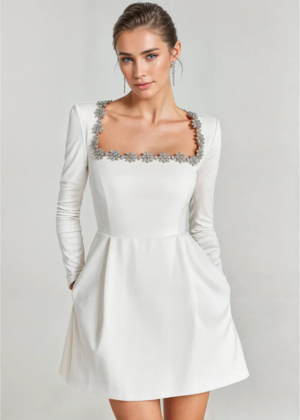 Alessia - Velvet Mini Dress