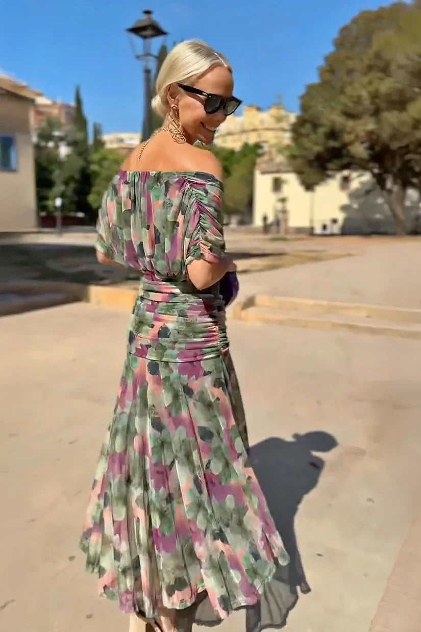 Marina | Floral Party Maxi Dress