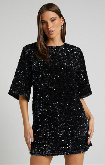 Serenah - Sequin Mini Dress