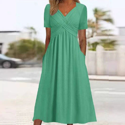 Rosella - Elegant Flattering Midi Dress