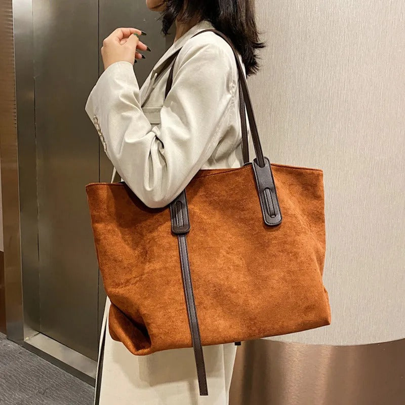 Noa Vegan Suede Tote
