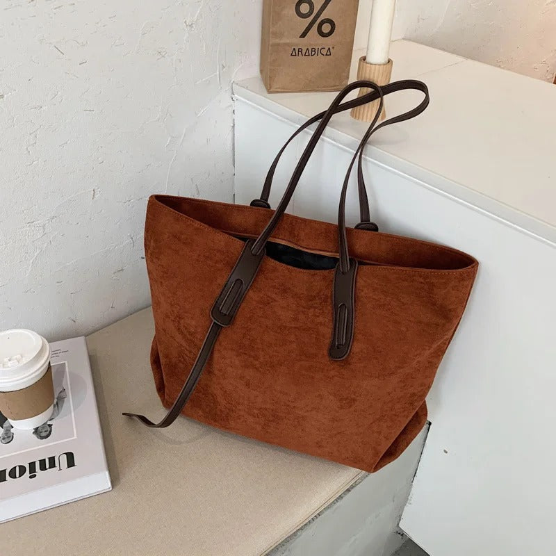 Noa Vegan Suede Tote