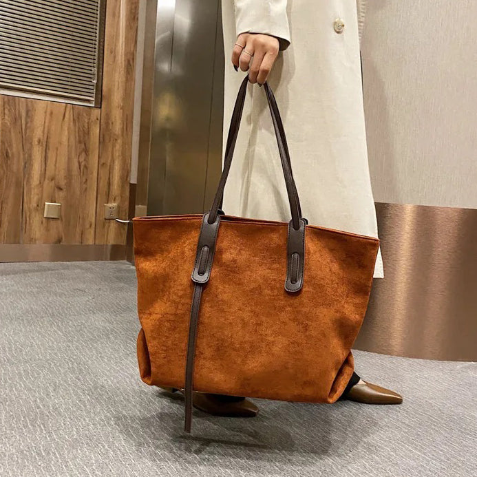 Noa Vegan Suede Tote