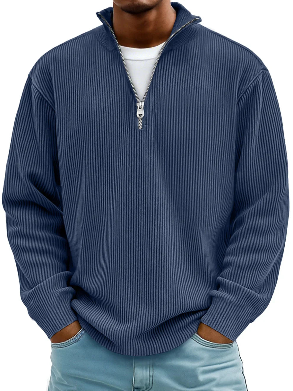 Darian - Modern Half-Zip Sweater