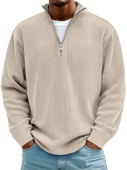 Darian - Modern Half-Zip Sweater
