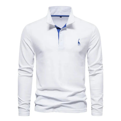 Maxwell Polo – Long-Sleeve Comfort, Timeless Appeal
