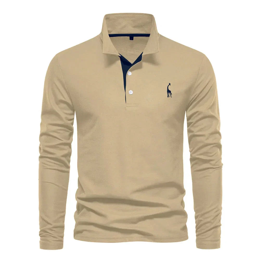 Maxwell Polo – Long-Sleeve Comfort, Timeless Appeal