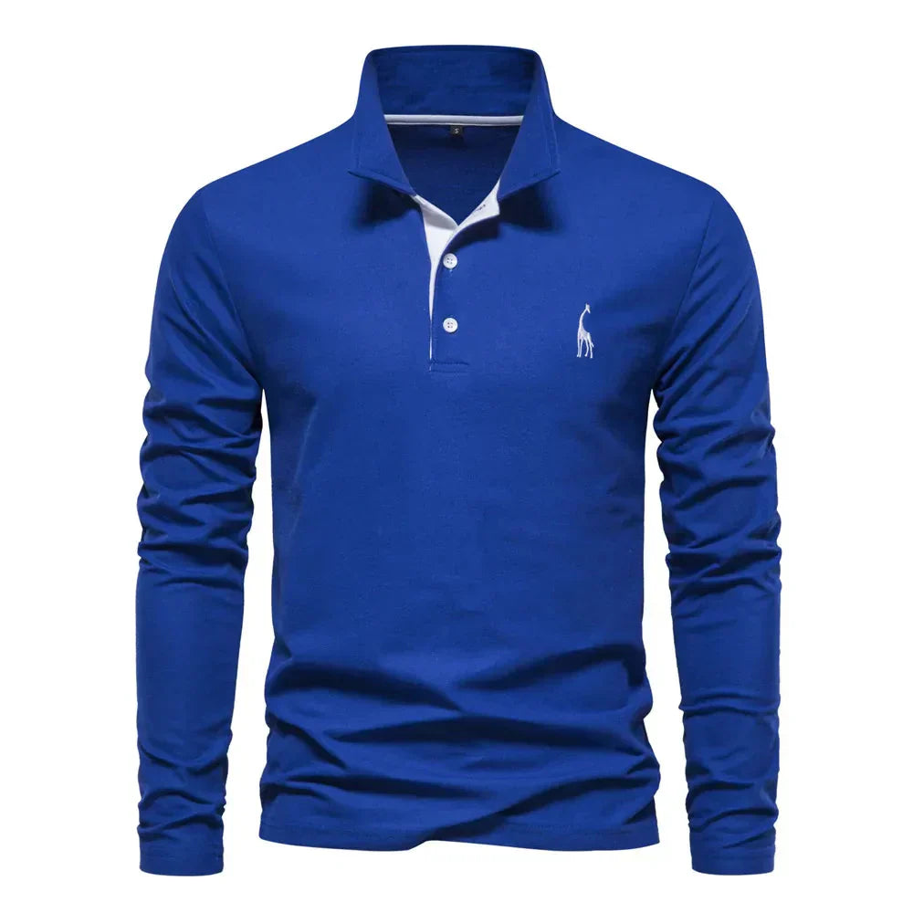 Maxwell Polo – Long-Sleeve Comfort, Timeless Appeal