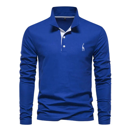 Maxwell Polo – Long-Sleeve Comfort, Timeless Appeal