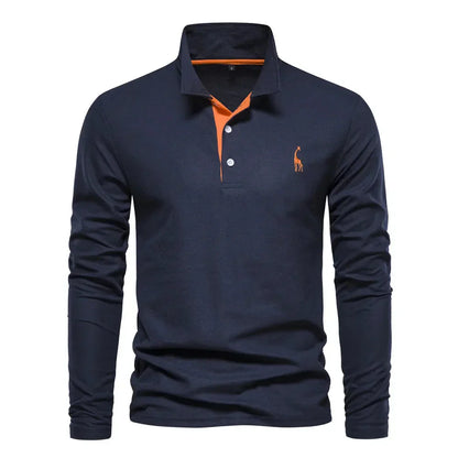 Maxwell Polo – Long-Sleeve Comfort, Timeless Appeal