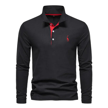 Maxwell Polo – Long-Sleeve Comfort, Timeless Appeal