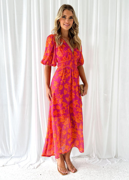 Isla | Elegant Floral Maxi Dress