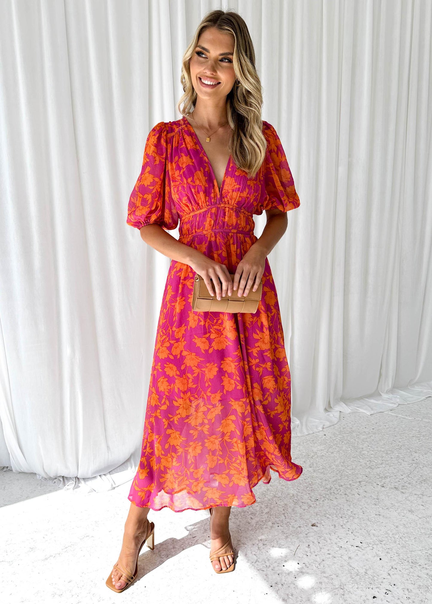 Isla | Elegant Floral Maxi Dress