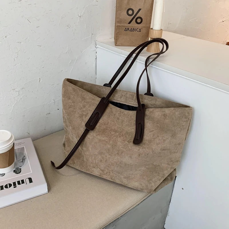Noa Vegan Suede Tote