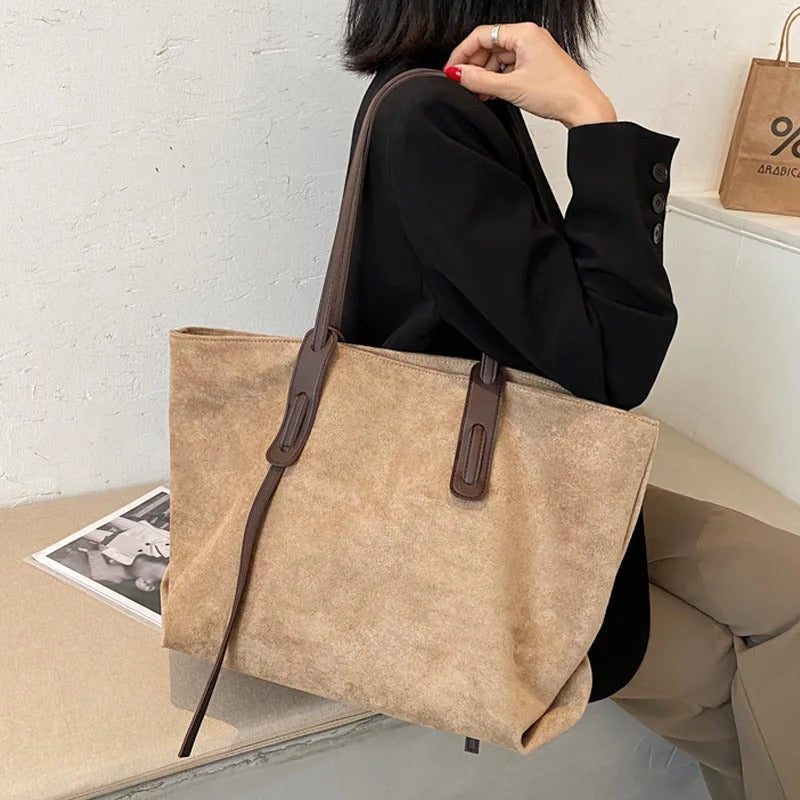 Noa Vegan Suede Tote