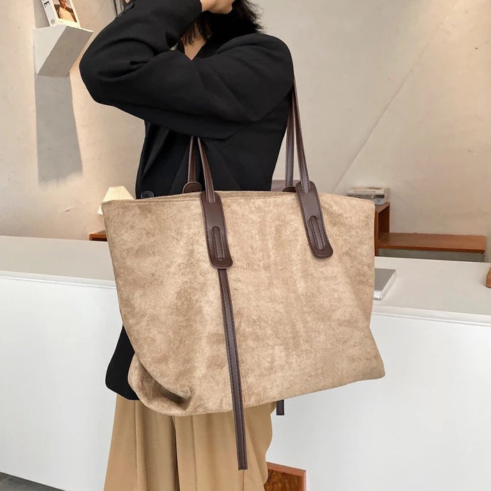 Noa Vegan Suede Tote