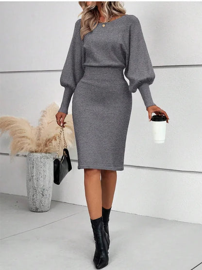 Renata – Elegant Knit Sweater Dress