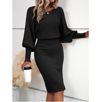 Renata – Elegant Knit Sweater Dress