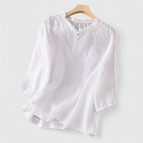 Nerissa | Elegant Button-Front Blouse