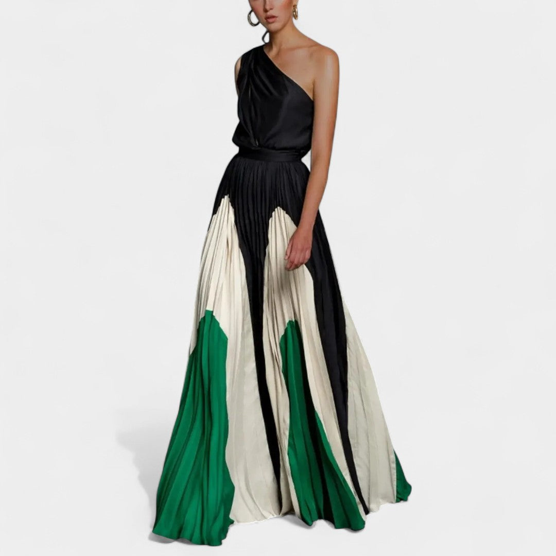 Vionne One-Shoulder Maxi Dress