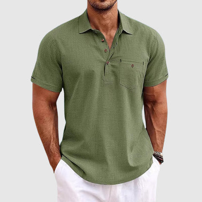Caldwell Polo – Refined Linen Essentials