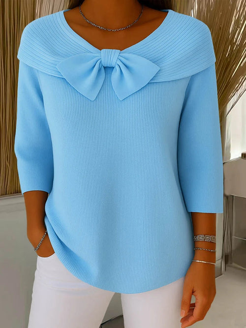 Fenna – Elegant Bow Detail Sweater