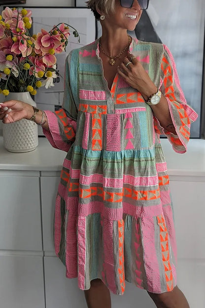 Amelia | Patterned Spring Dress